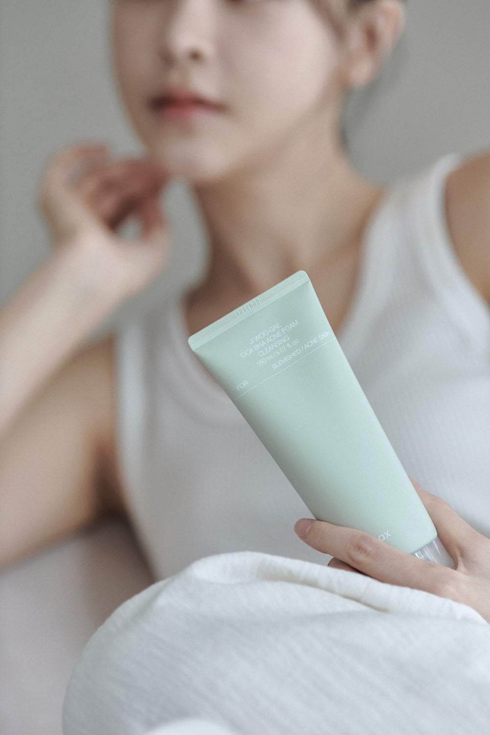 Ji Woo Gae Cica BHA Acne Foam Cleansing 150ml