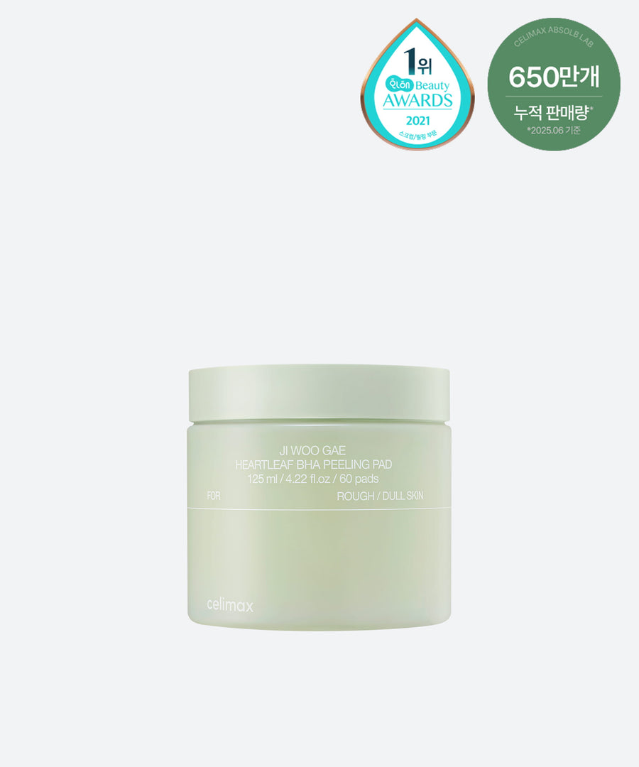 Ji Woo Gae Heartleaf BHA Peeling Pad 60pads — 1